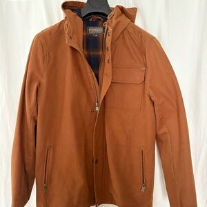 Pendleton barn jacket with insulated hood